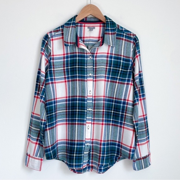 aerie Tops - Aerie Soft Plaid Flannel Button-Up Shirt NEW